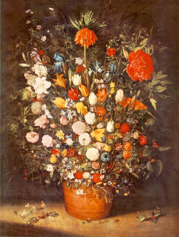 BRUEGHEL, Jan the Elder Bouquet fu Norge oil painting art